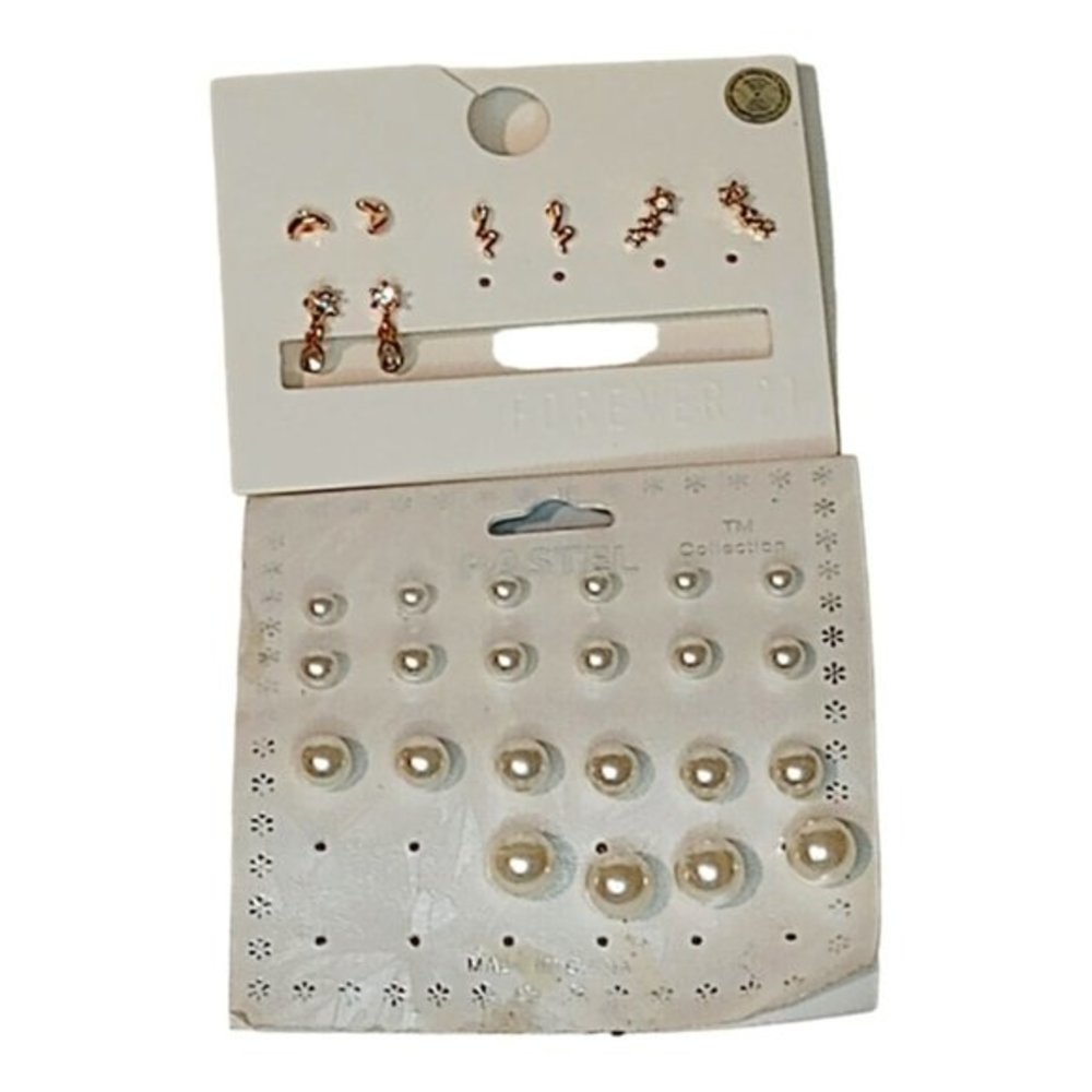 Stud earrings bundle‎